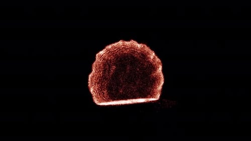 Glowing Particle Burst Reveal Animation