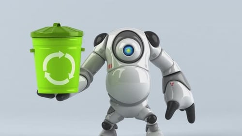 Großer Roboter - 3D-Animation