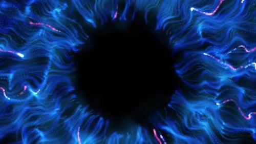 Celestial Observer Blue Eye Motion Graphics 1 4K