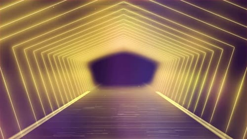Neon Tunnel Background