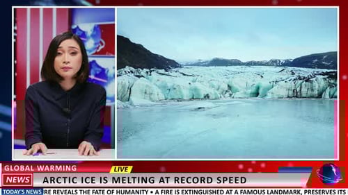 Aktuelle Nachrichtenreportage zur globalen Erwärmung