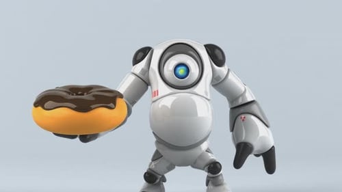 Großer Roboter - 3D-Animation