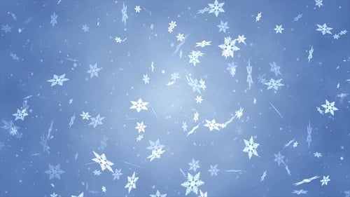 Blauer Weihnachtshintergrund Loop V2