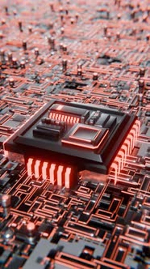 Advanced Microchip Connecting with a Motherboard