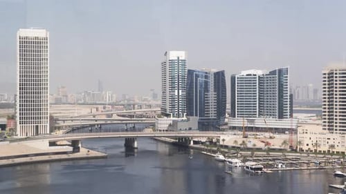 TimeLapseof Business Bay, Dubai, UAE