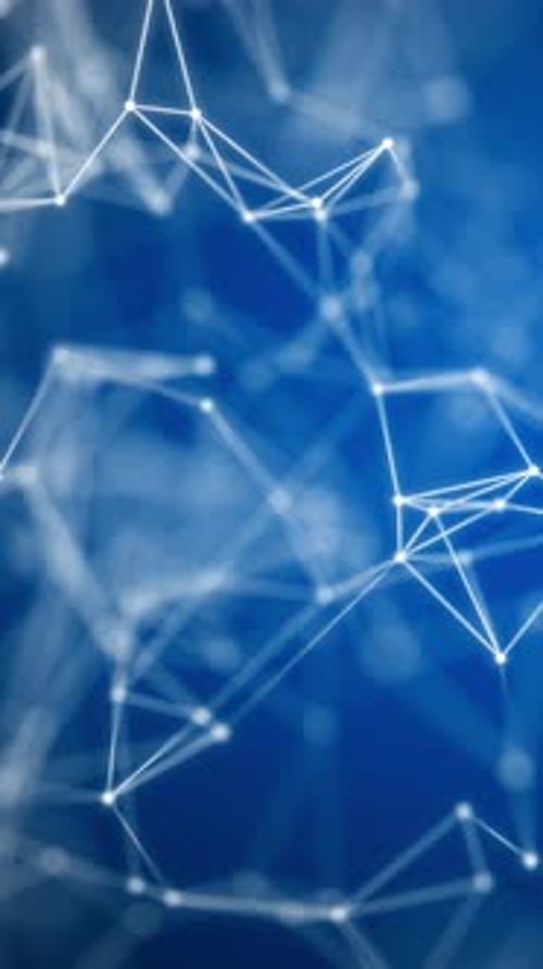 Abstract Plexus Network Connection Digital Loop Background