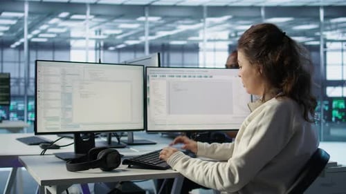 System Admin Working in Computer Network Security Data Center