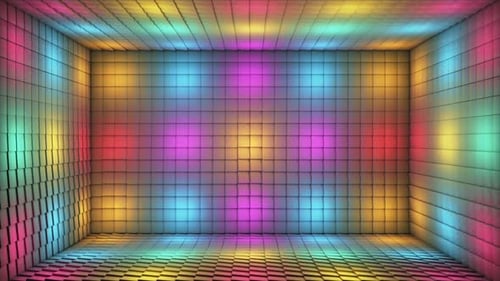 Transmita cubos iluminados piscantes pulsantes de alta tecnologia Room Stage 13