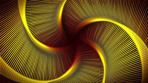 Abstract Swirling Geometric Lines Loop Background