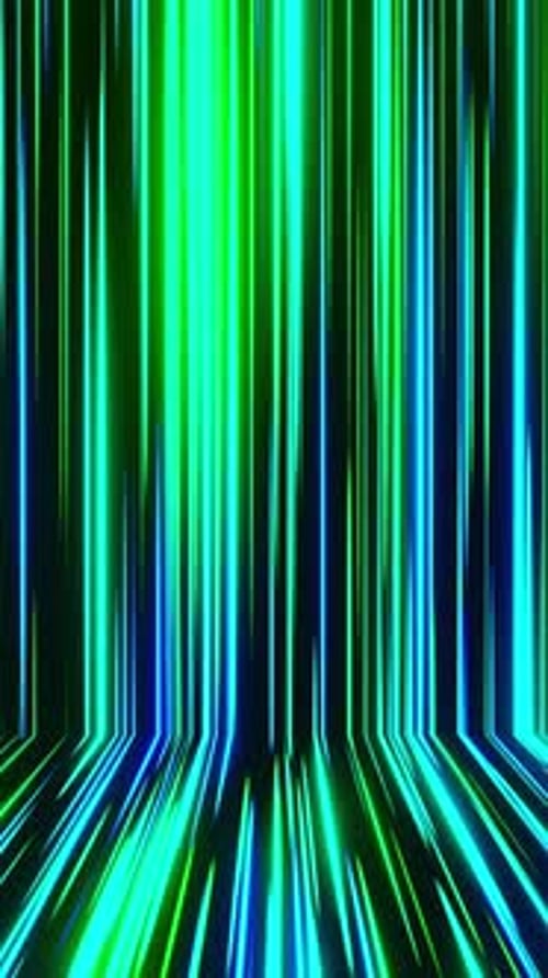 Sehr bunter und heller Hintergrund mit Linien darauf. Vertikale Schleifenanimation