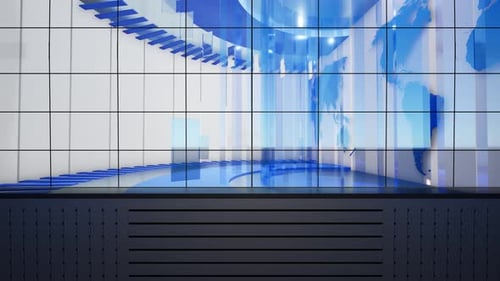 News Studio Background Loop