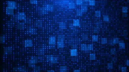 Hud Ui Grid SciFi Big Data Technology Background Big Data Artificial Intelligence Quantum Computer