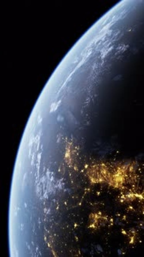Earths Night View From Space