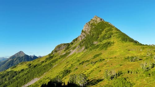 Luftaufnahme der Berglandschaft, Vereinigte Staaten.