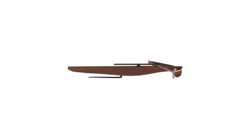 Crosbow 3d arrow object rotating loop