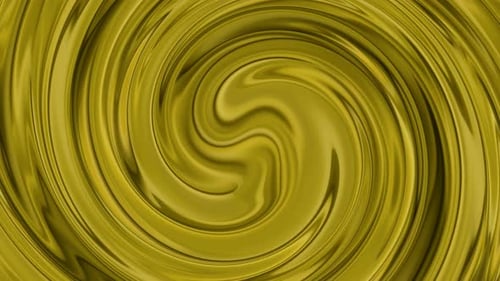 Abstract Golden Liquid Swirl Hypnotic Background Animation