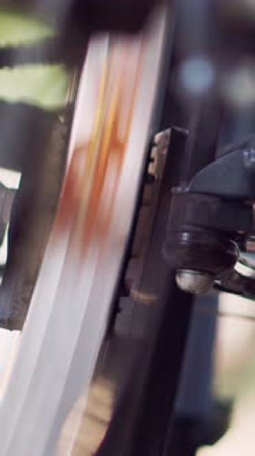 Vertical Video Bike Wheel Repair with Specialized Tool