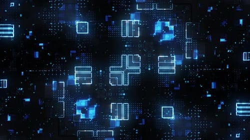 Technologischer Hintergrund mit Circuit Digital 4K