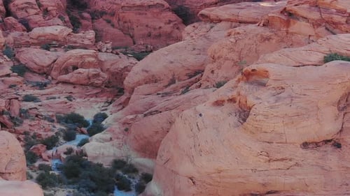 Vertical ascent at Red Rock Canyon
