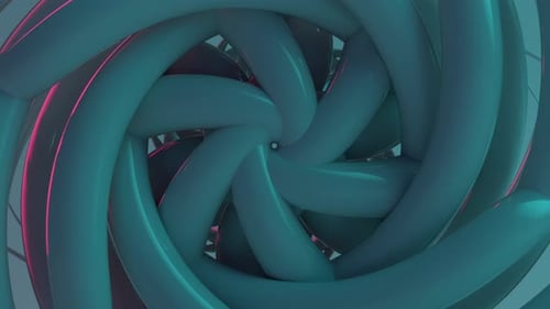 Drops in Motion 3D loop Animation