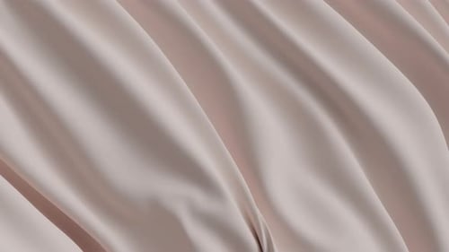 Pale Pink Cloth Gently Swaying