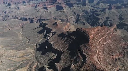 Cinematic Aerial Helicopter Footage of Grand Canyon National Park in Arizona