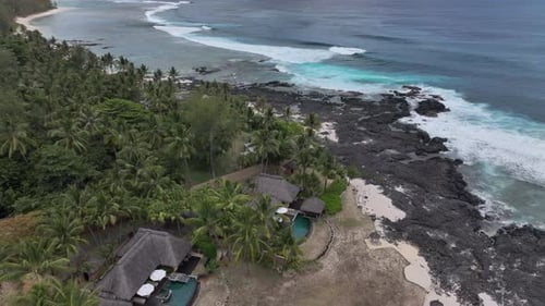 Villas With Swimming Pools On The Exotic Coast Of Mauritius