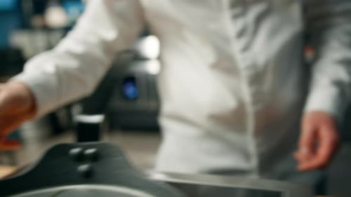 Breaking Twin Yolk Egg into Hot Pan