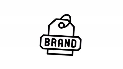 Brand Tag Minimalist Text Logo Reveal Animation