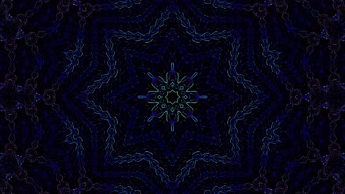 Abstract background moving stripes and flashing with shining light dots. Animation with circles