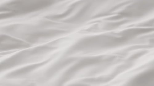 Abstract White Fabric Rippling Background