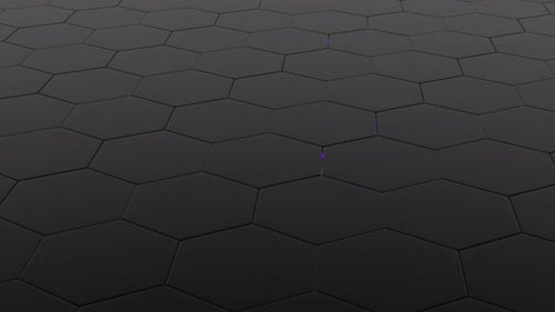 Colorful Glowing 3d Futuristic Abstract 3d Hexagons Honeycomb Background