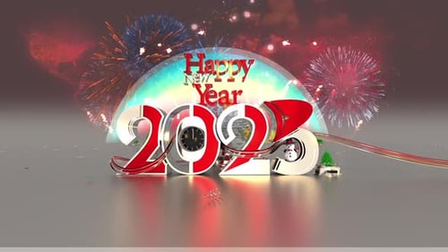 Coundown with New Year title