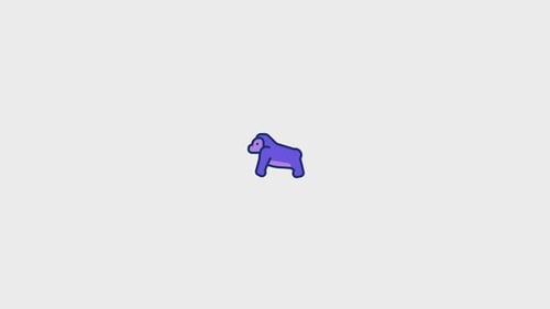 Gorilla Animated Icon