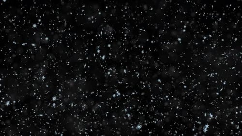 Sanfter fallender Schnee auf Alpha