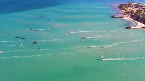 Windsurfers Drone Wiev