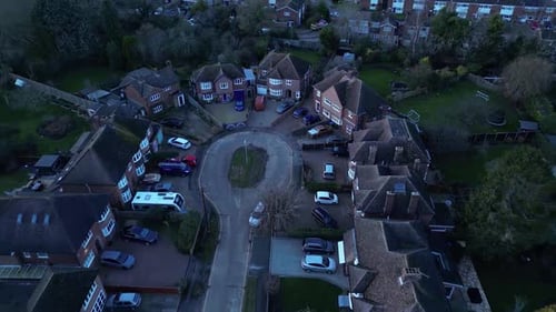 Aerial English Street