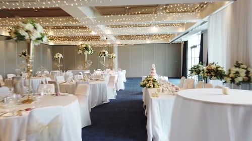 Elegant Wedding Reception Venue Ready for Celebration