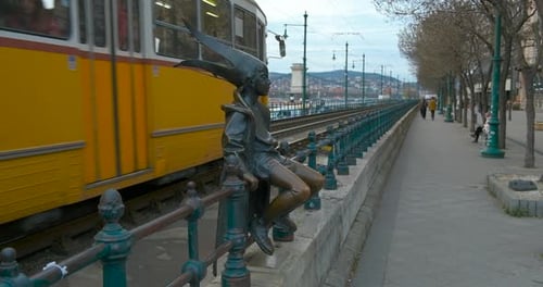 Princess Statue in Budapest