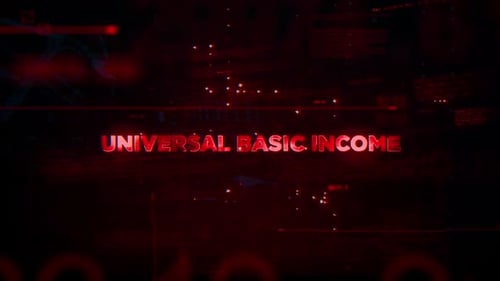 Futuristic Glitch Text Reveal Animation