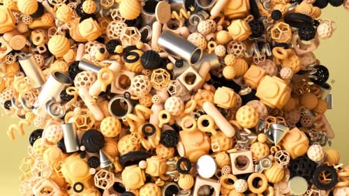 Animation of Geometric Shapes in Motion