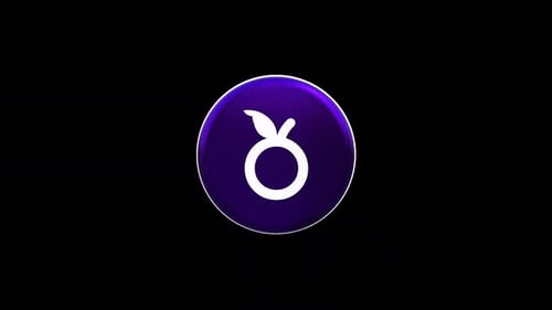 Modern 3D Rotating Fruit Icon Logo Animation