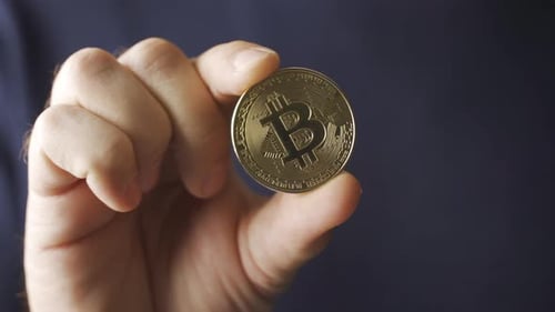 Investissement financier. bitcoin.