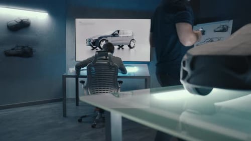 Automotive Engineers and Designers Make Cutting Edge Scultpure of Prototype Car