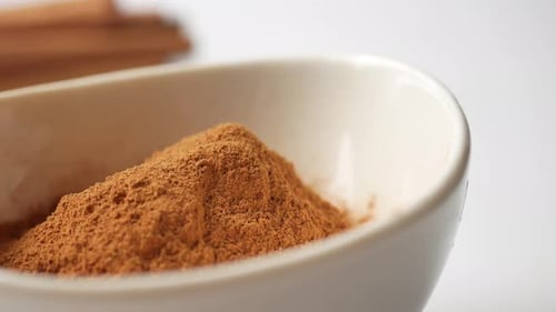 Cinnamon Sticks and Cinnamon Powder