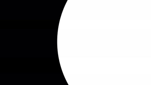 Headline Collection: Simple white double swipe from the right to left over a black background