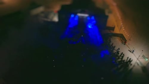 Lasers At Ski Resort Rave Over Crowd