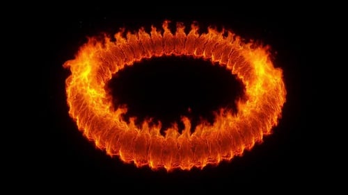 Línea de fuego terrestre horizontal aislada en negro