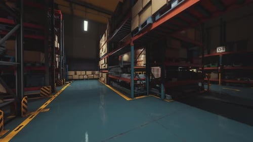 Warehouse Storage of Retail Merchandise Shop