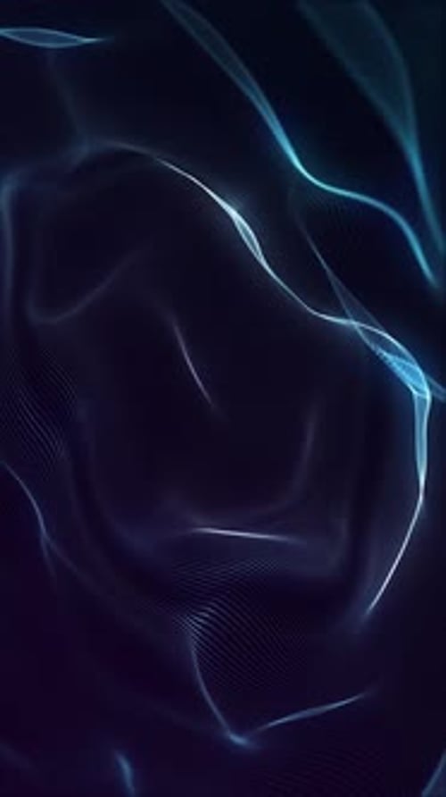 Abstract Flowing Digital Wave Lines Background